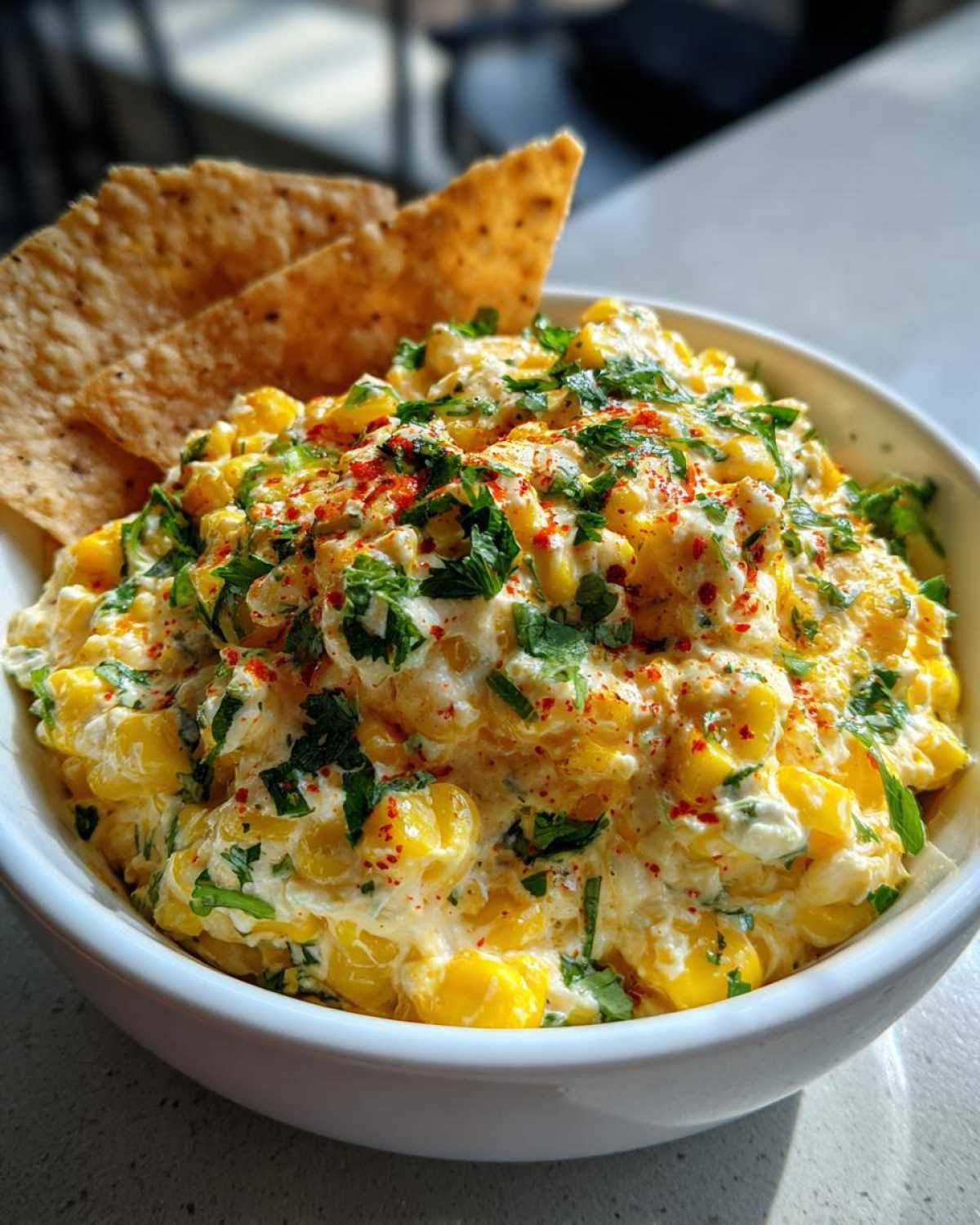 Mexican street corn dip - detail 4