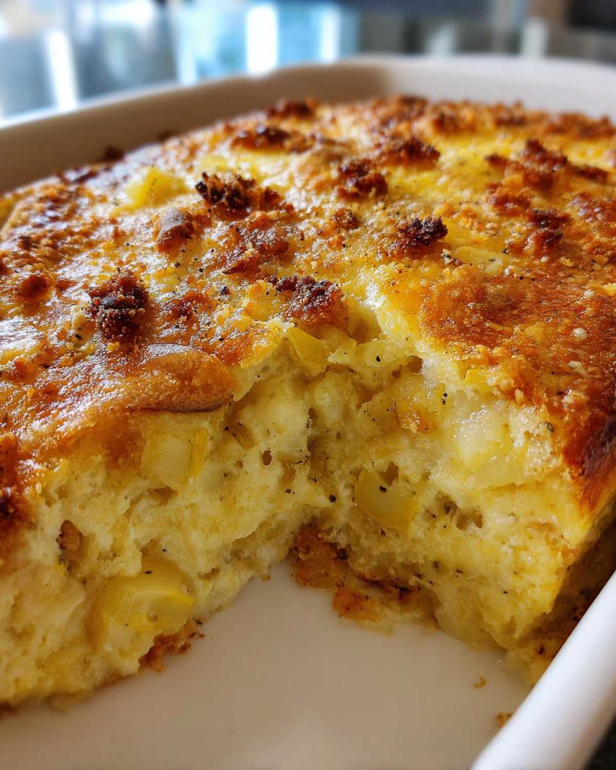 Sour cream squash casserole - detail 1