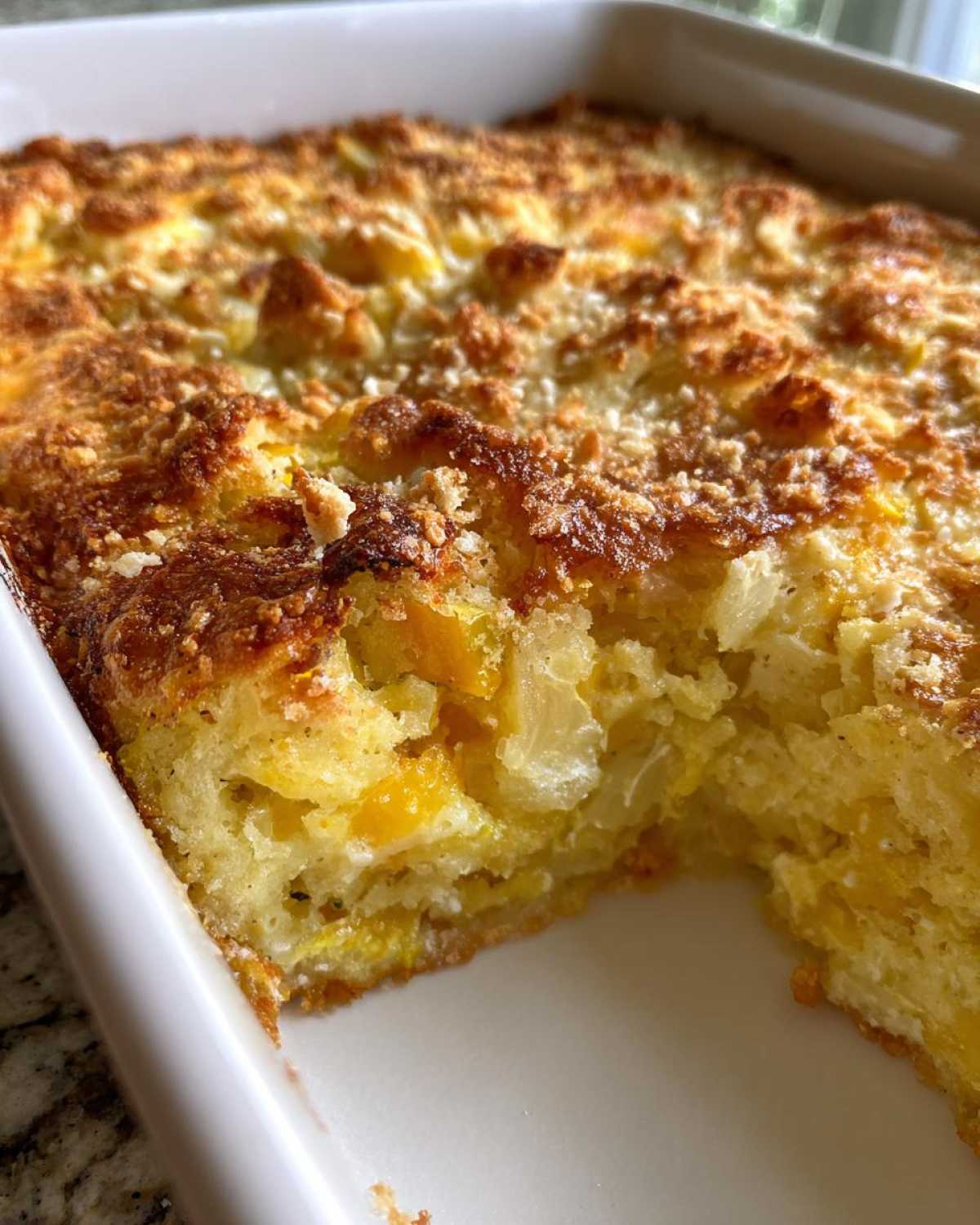 Sour cream squash casserole - detail 2