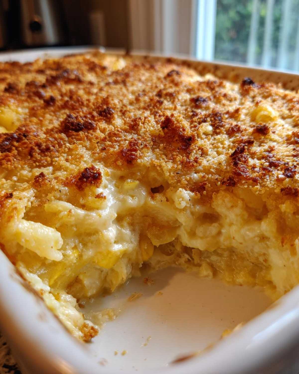 Sour cream squash casserole - detail 3