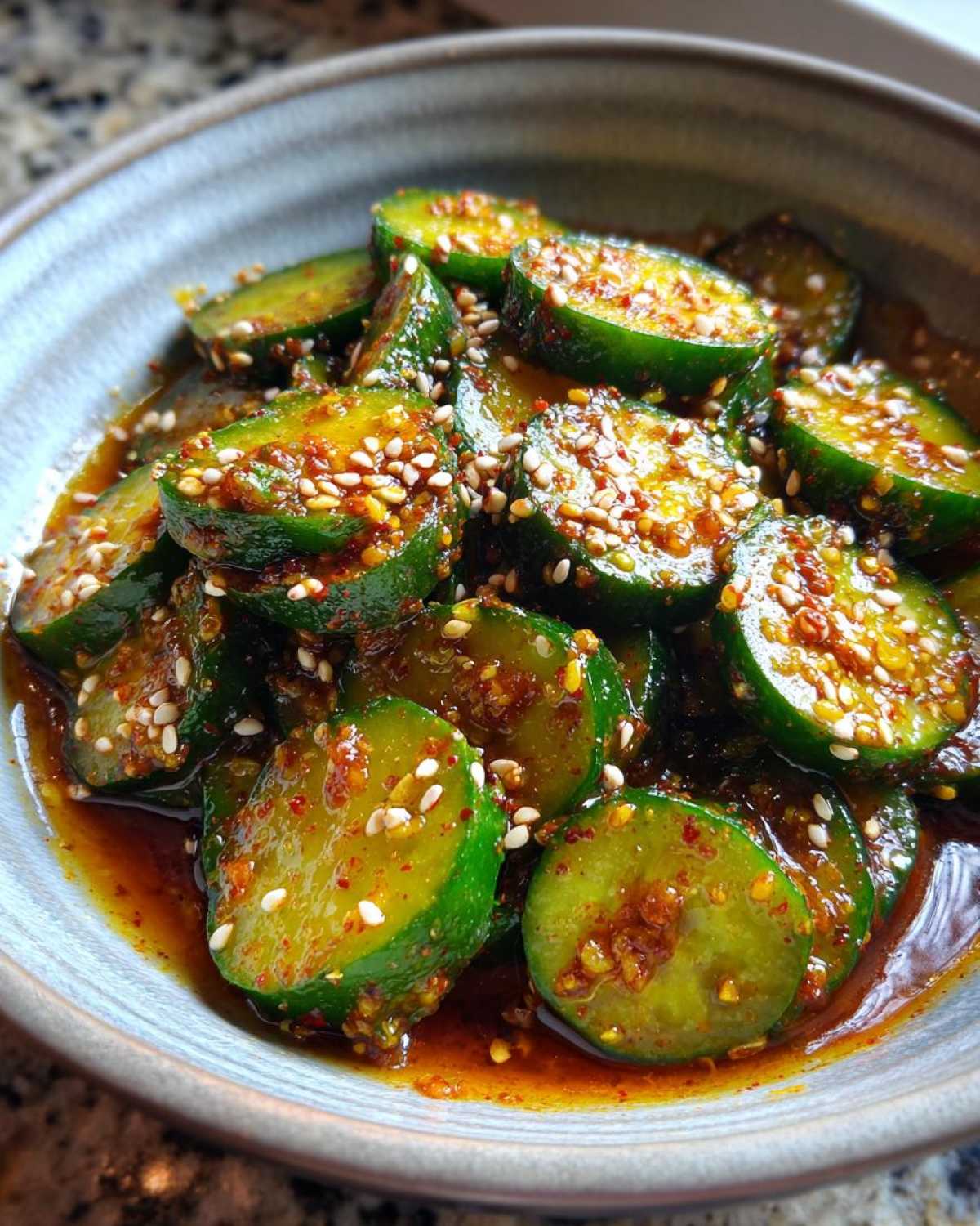 Spicy Asian Cucumber Salad (TikTok Viral) - detail 2