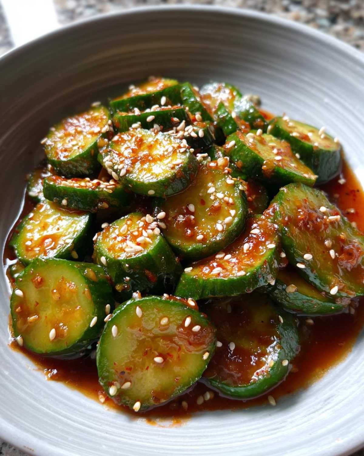 Spicy Asian Cucumber Salad (TikTok Viral) - detail 3