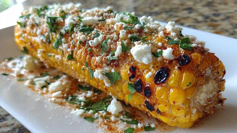 Spicy Mexican street corn