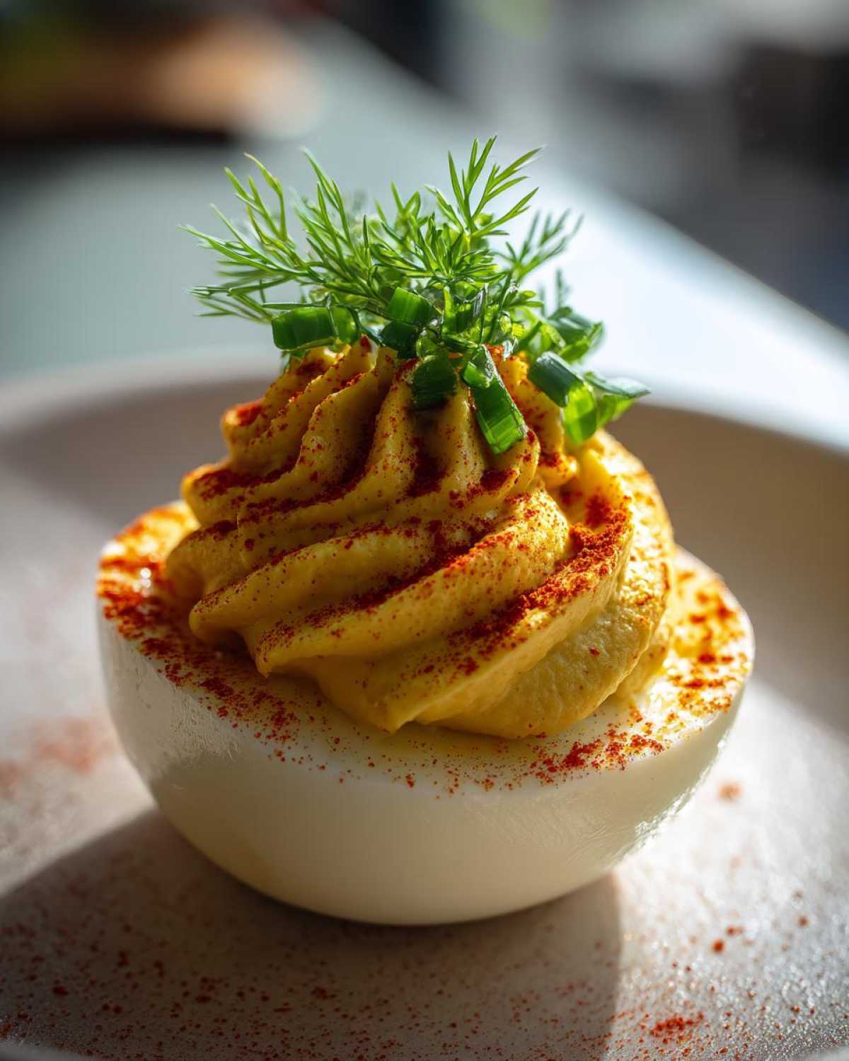 Vegan deviled eggs - detail 3