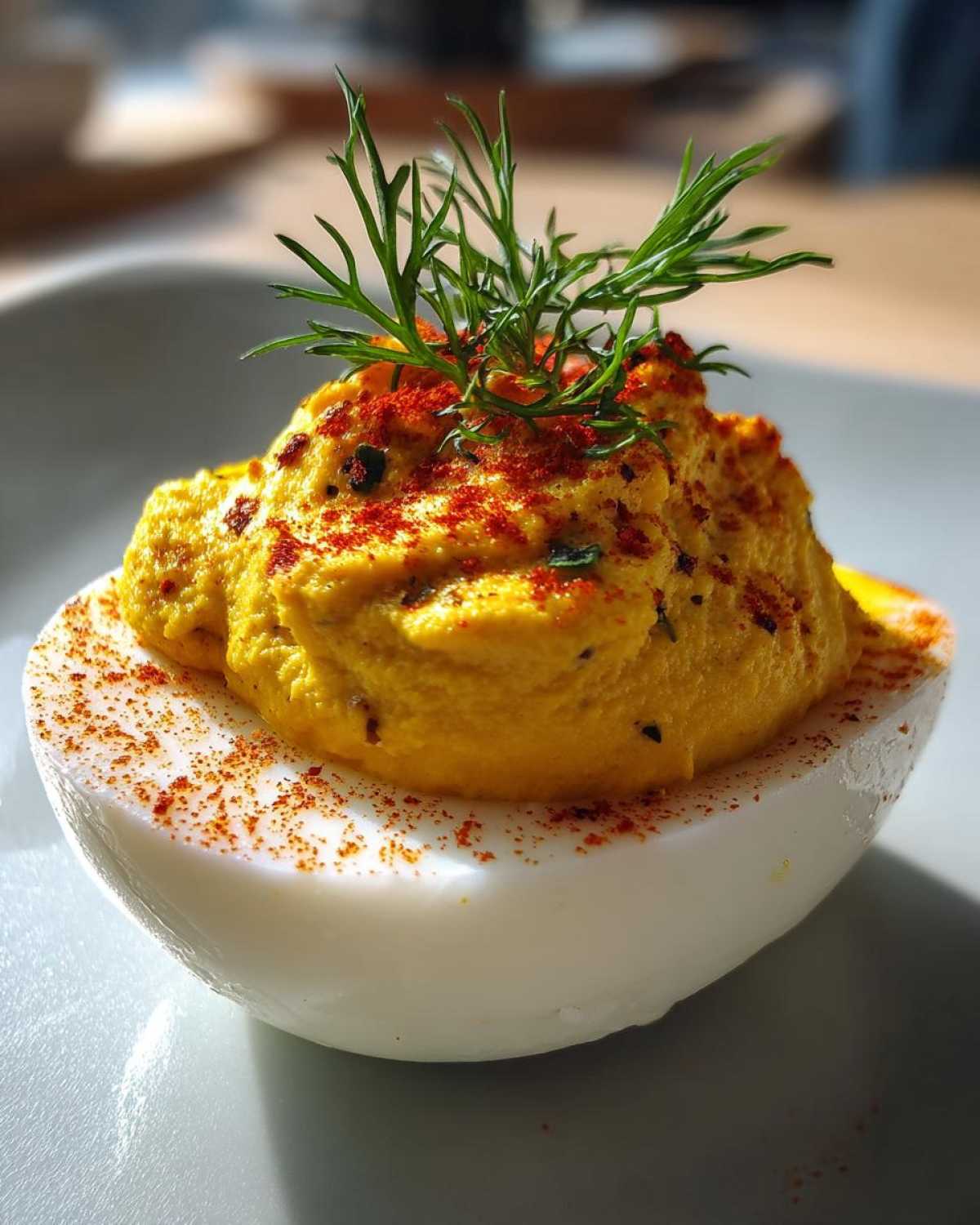 Vegan deviled eggs - detail 4