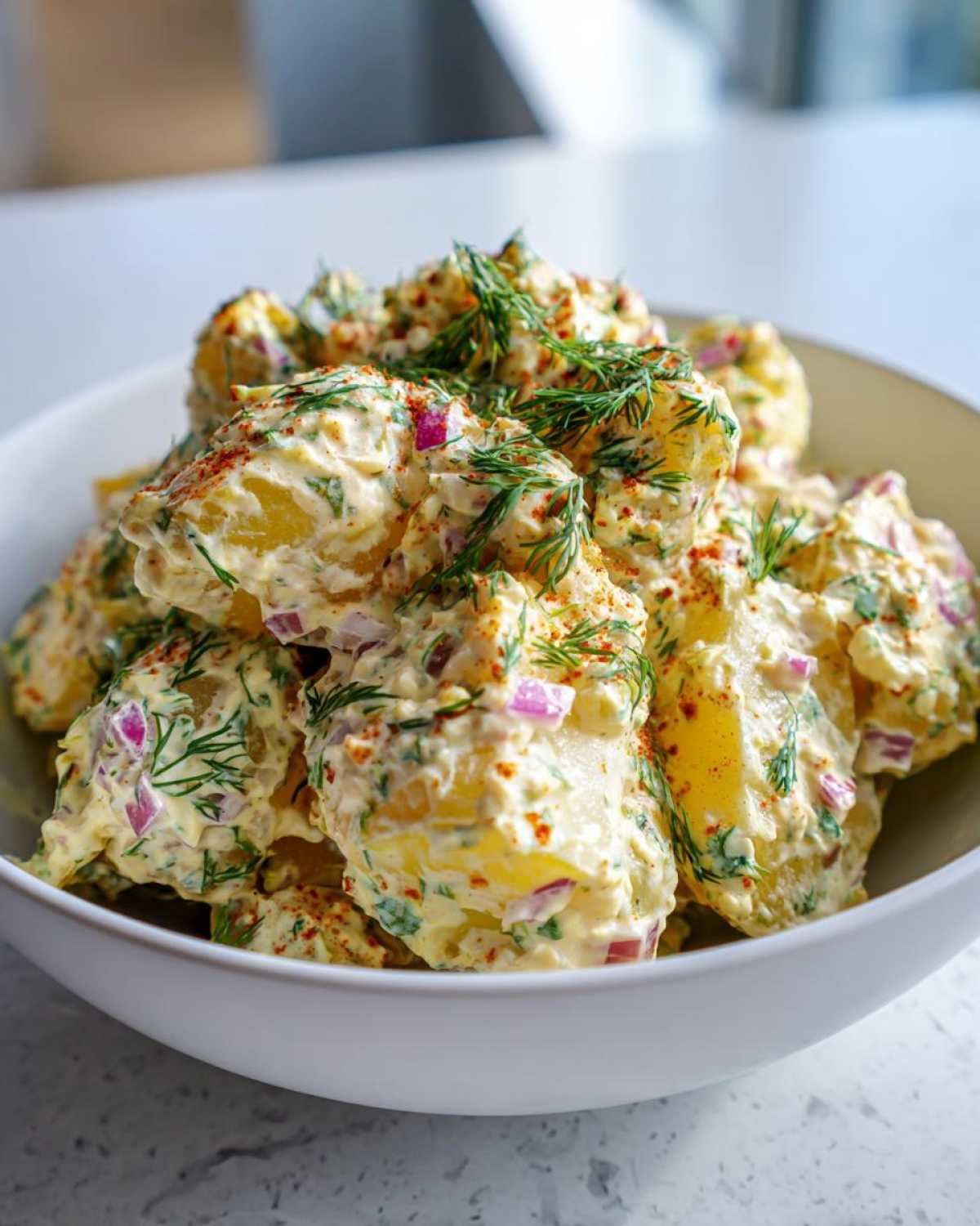 Vegan potato salad - detail 4