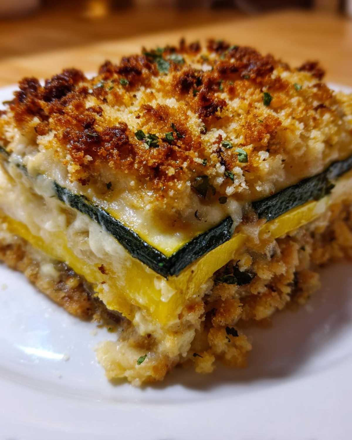 Zucchini squash casserole - detail 2