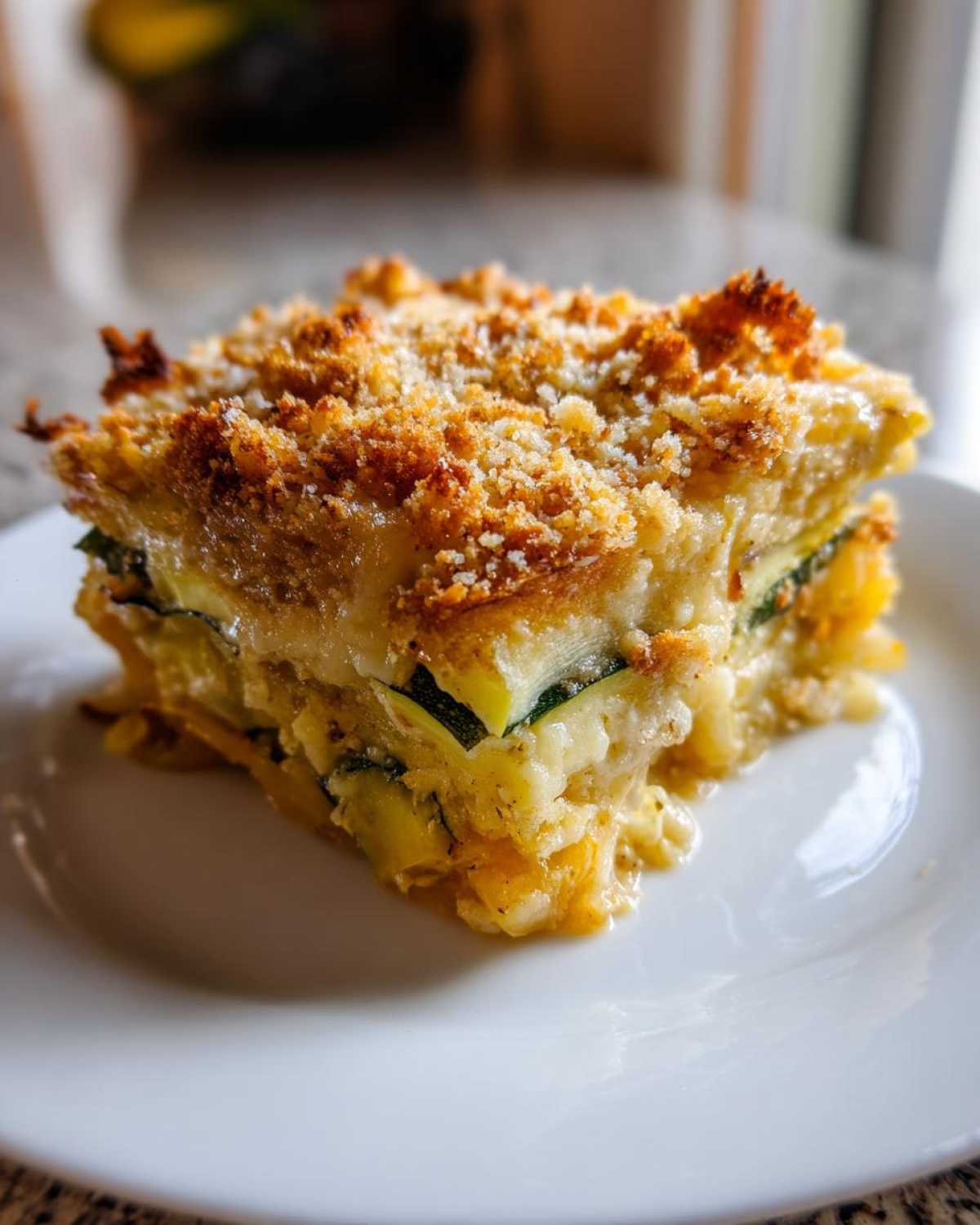 Zucchini squash casserole - detail 3