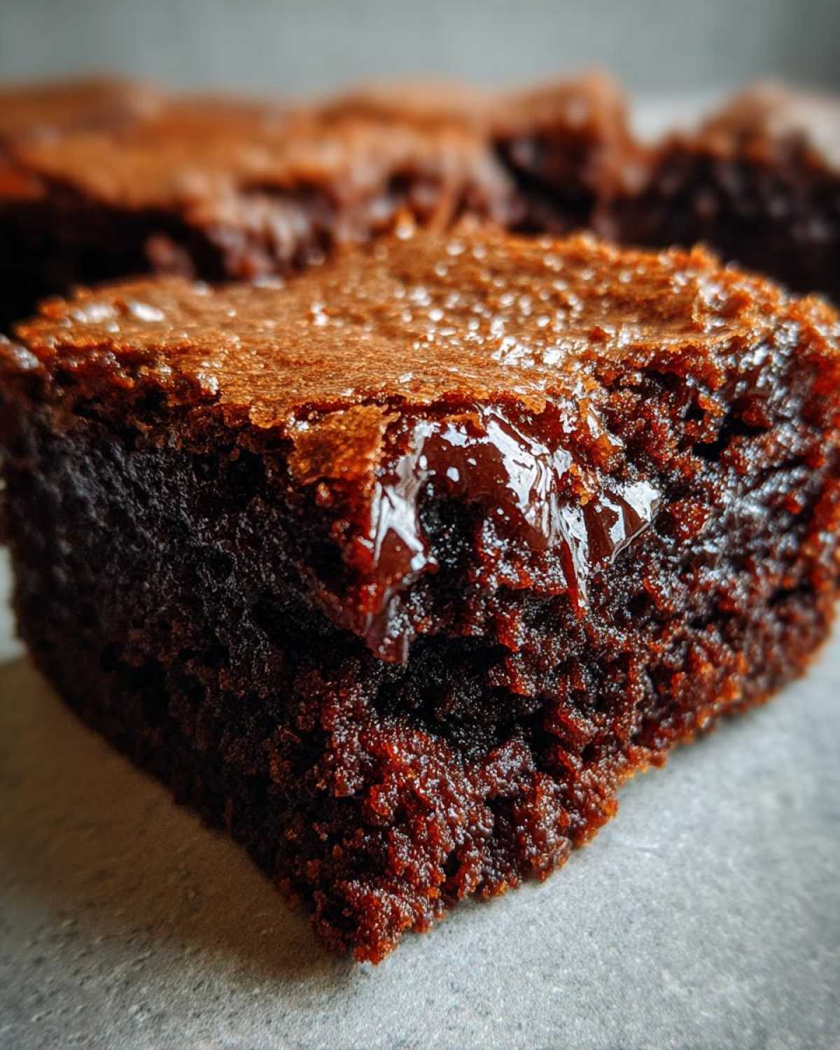 3-ingredient brownies with banana - detail 1