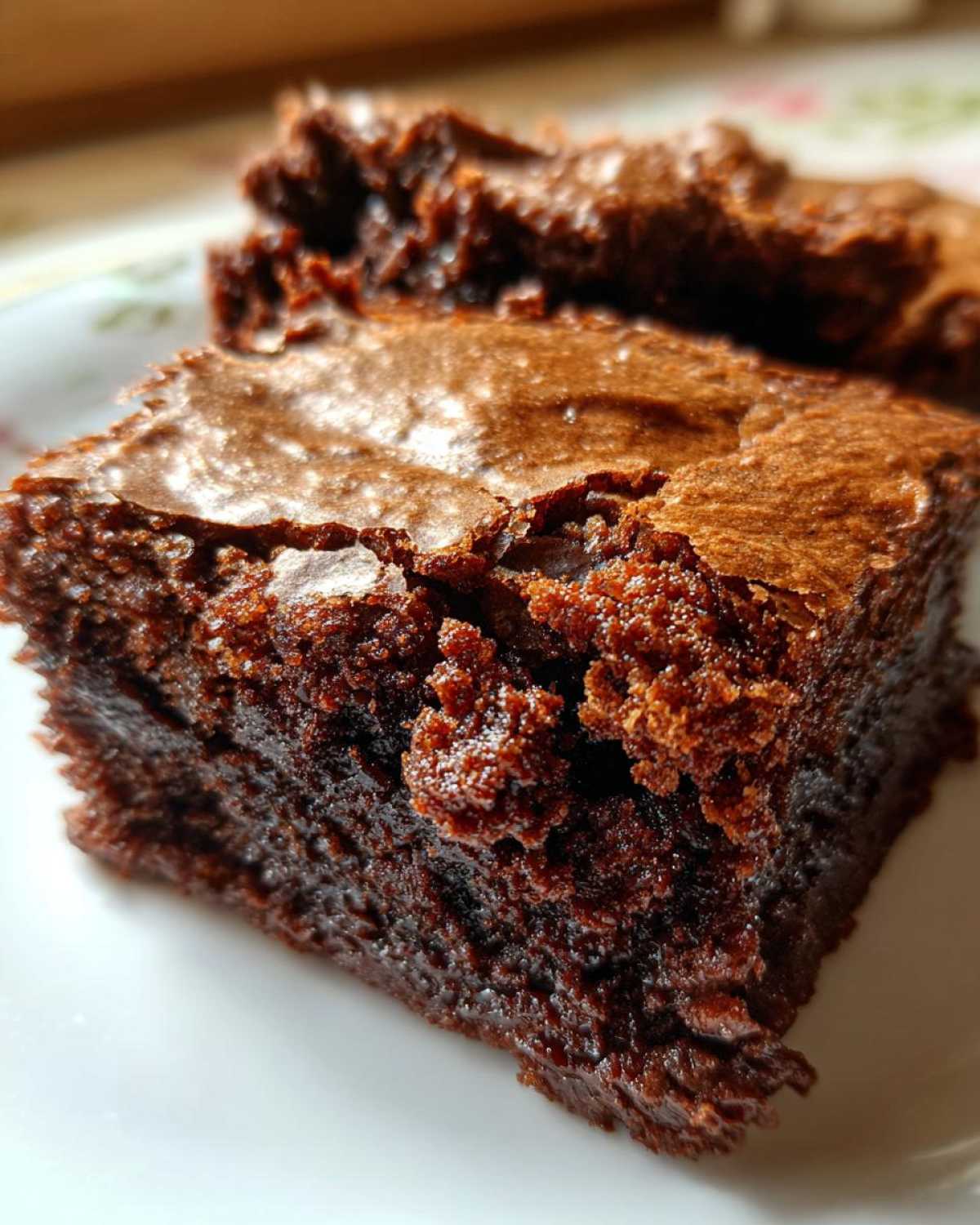 3-ingredient brownies with banana - detail 3