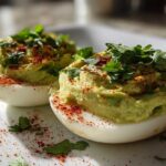 Avocado Deviled Eggs with a Hint of Lime
