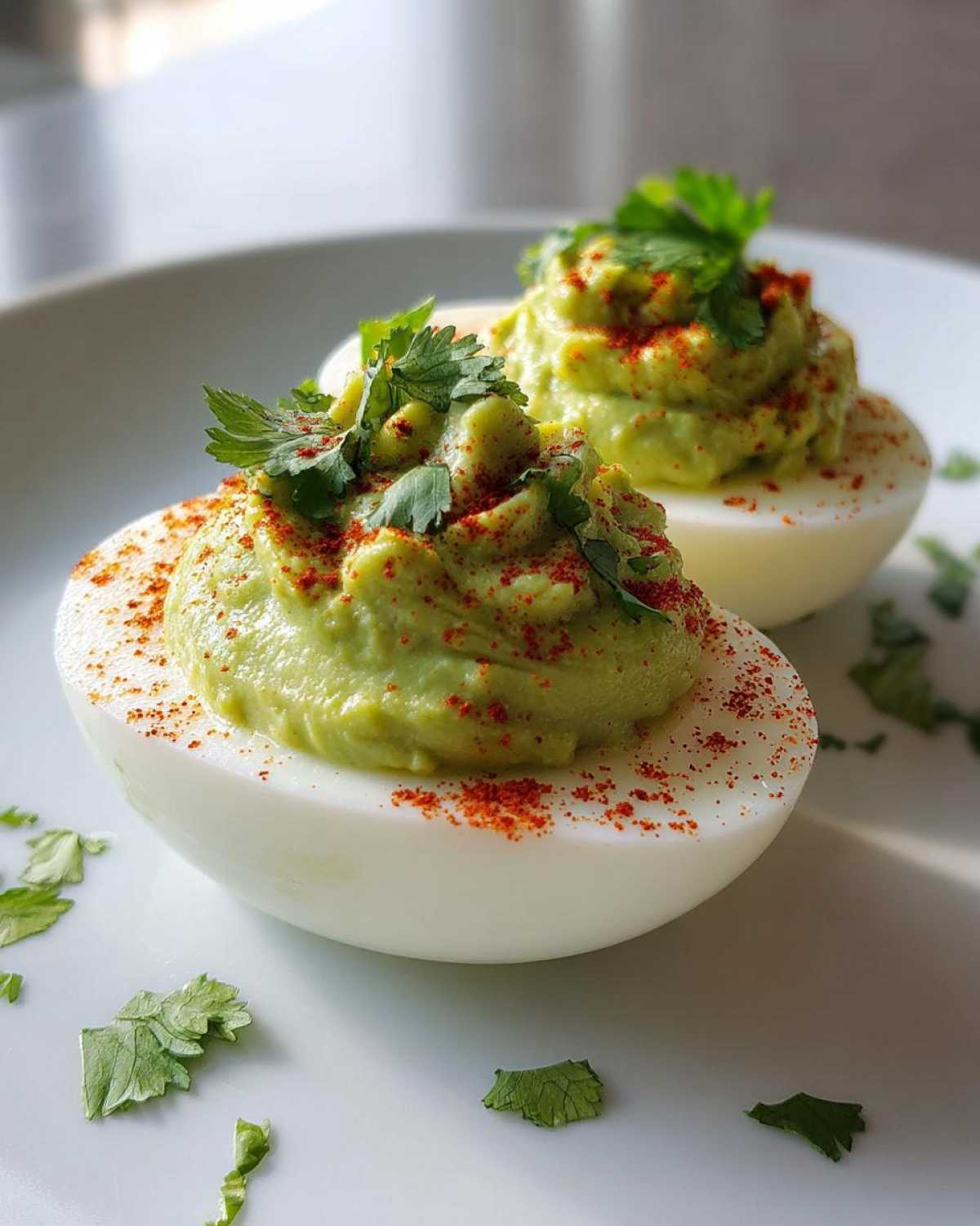Avocado Deviled Eggs with a Hint of Lime - detail 3