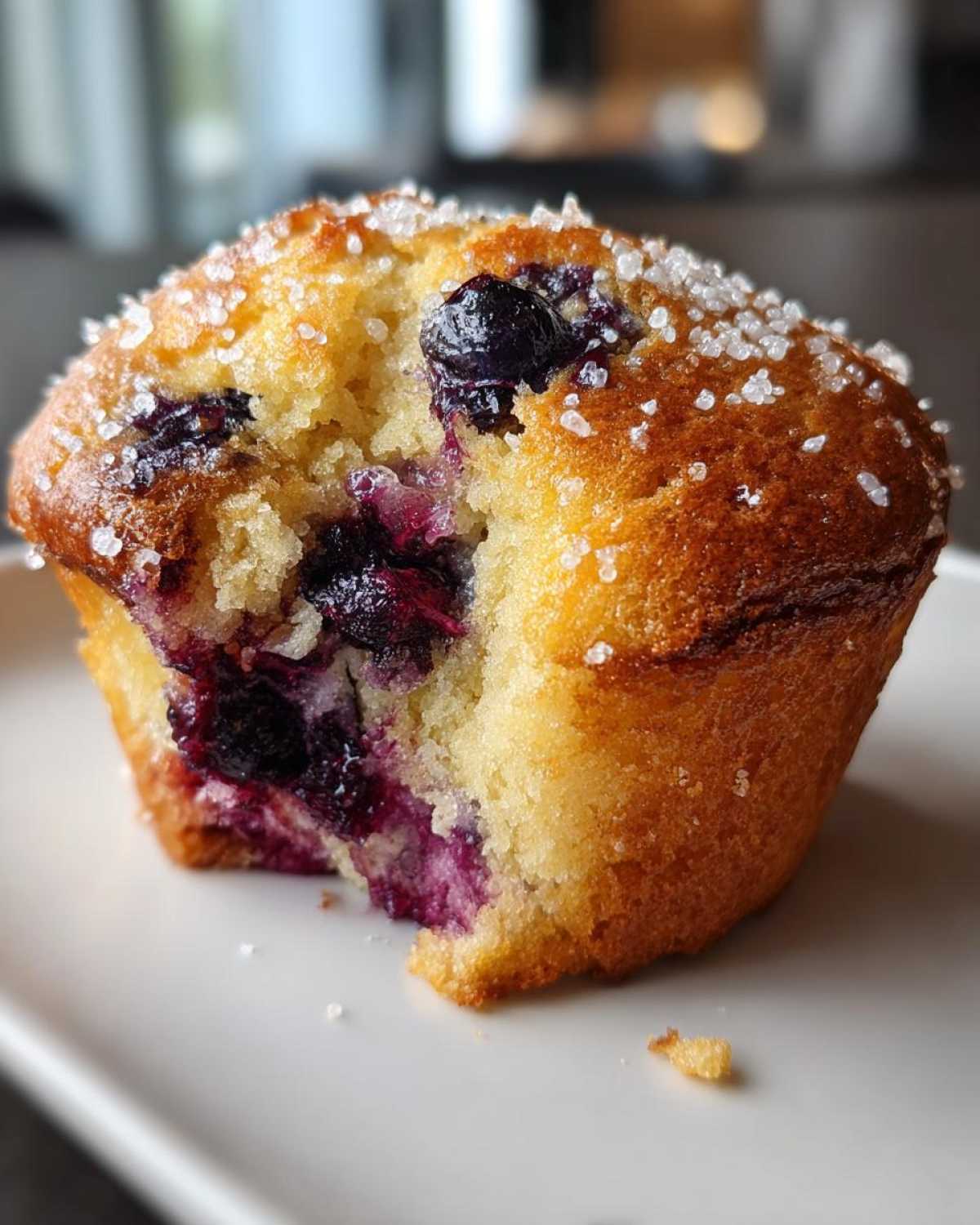 Bakery-Style Jumbo Blueberry Muffins - detail 4