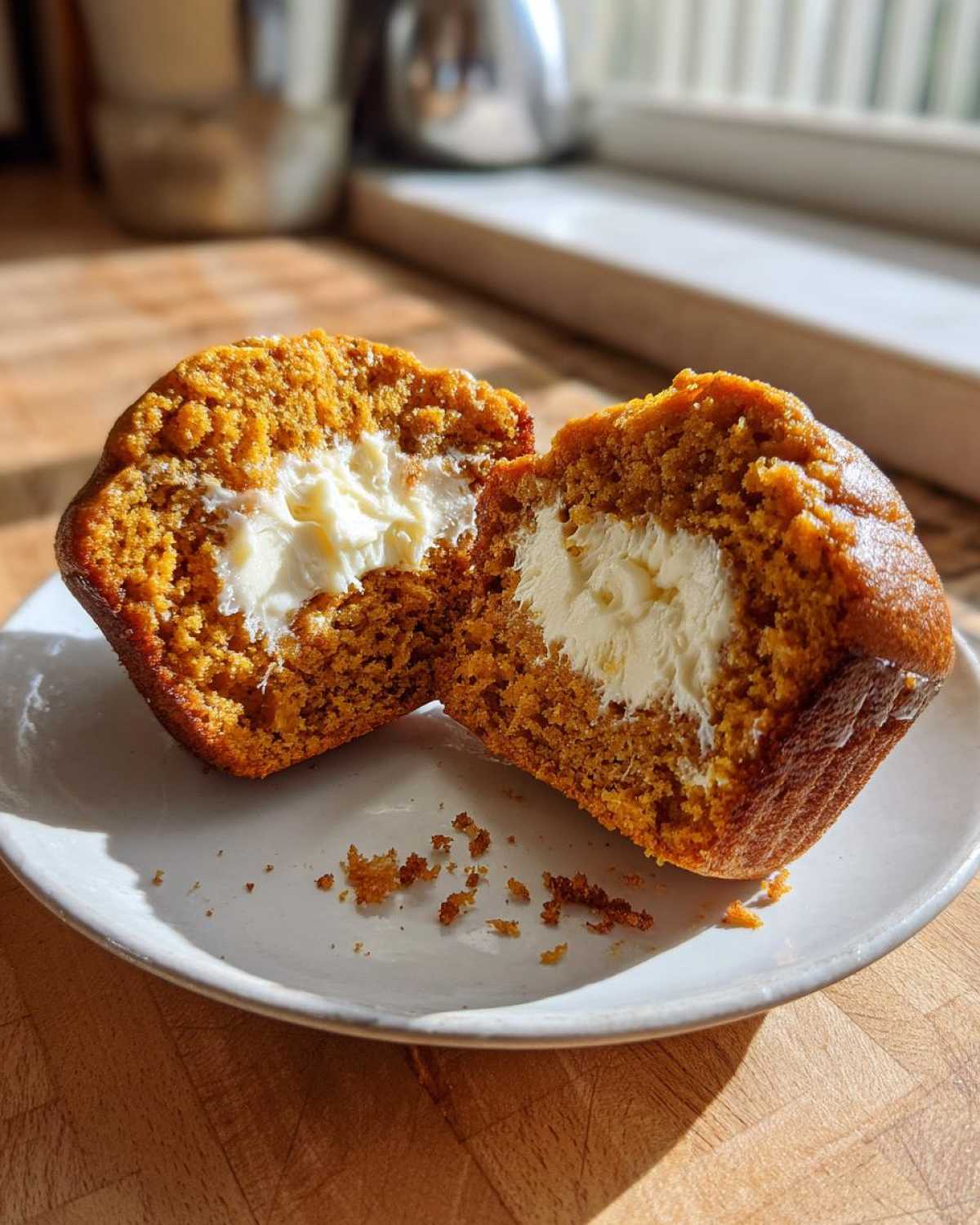 Bakery-Style Pumpkin Cream Cheese Muffins - detail 1