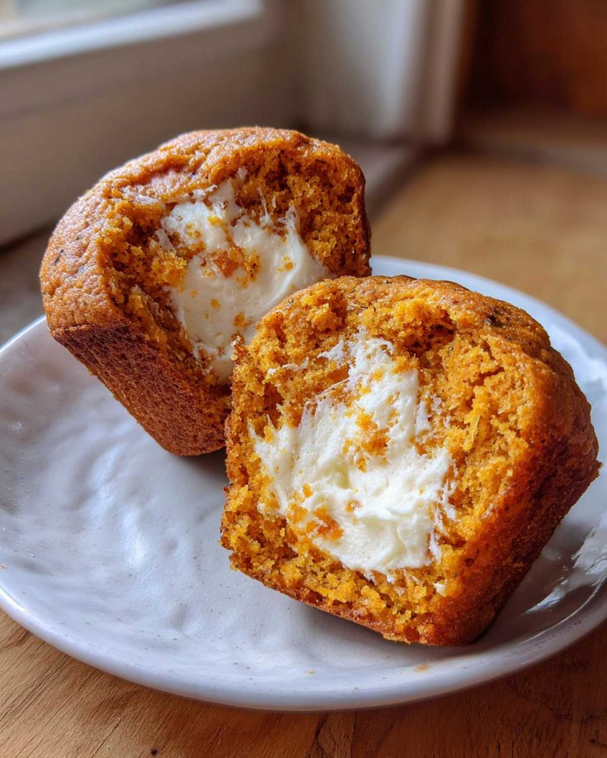 Bakery-Style Pumpkin Cream Cheese Muffins - detail 2