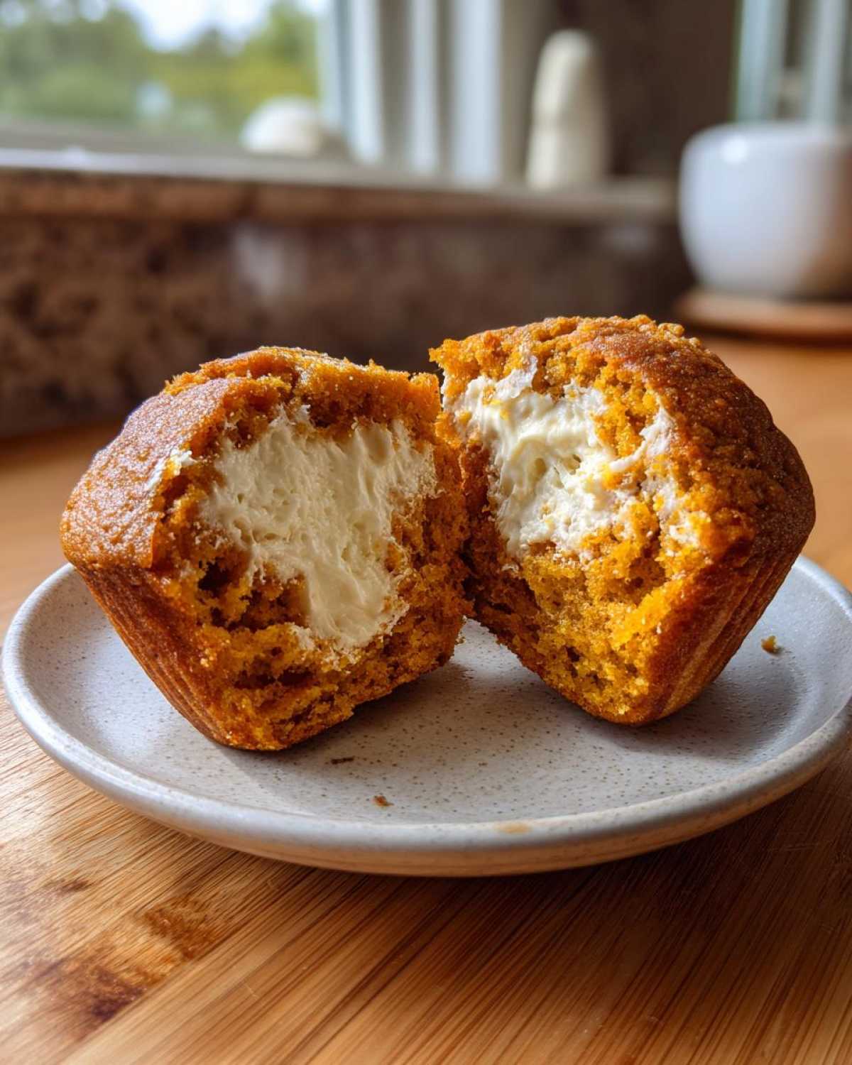Bakery-Style Pumpkin Cream Cheese Muffins - detail 3