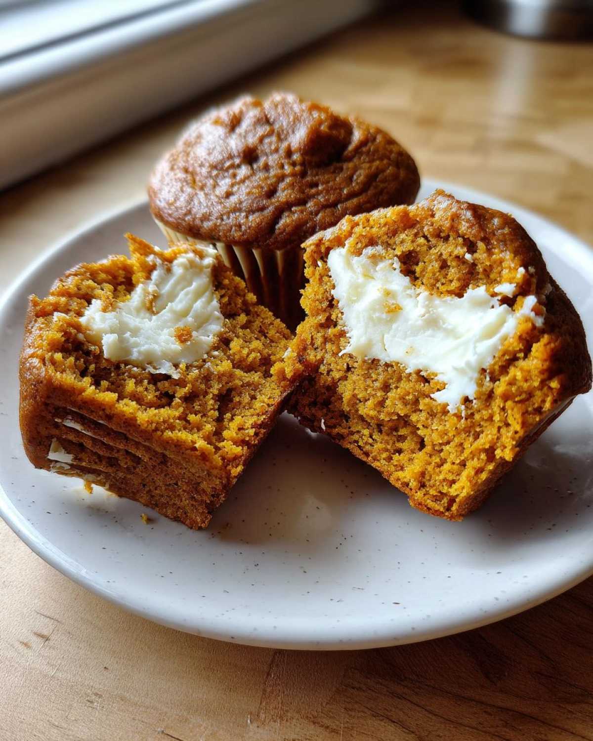 Bakery-Style Pumpkin Cream Cheese Muffins - detail 4