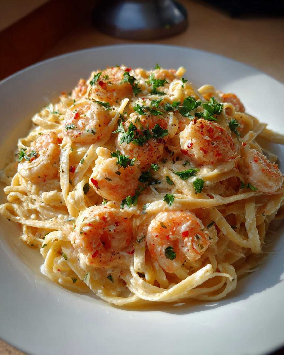 Cajun Shrimp Alfredo Pasta - detail 4