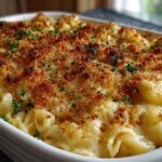 Cheesy tuna noodle casserole