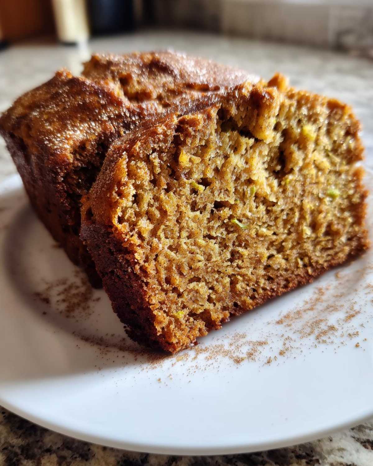 Cozy Fall Crockpot Zucchini Bread with Cinnamon & Spice - detail 1