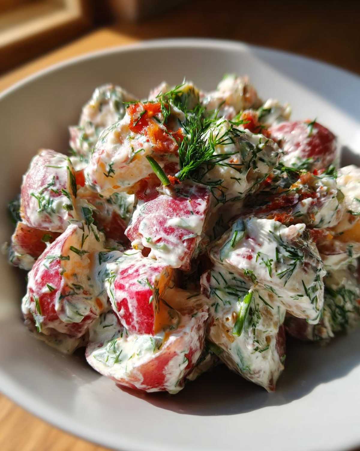 Creamy Red Potato Salad with Dill - detail 2