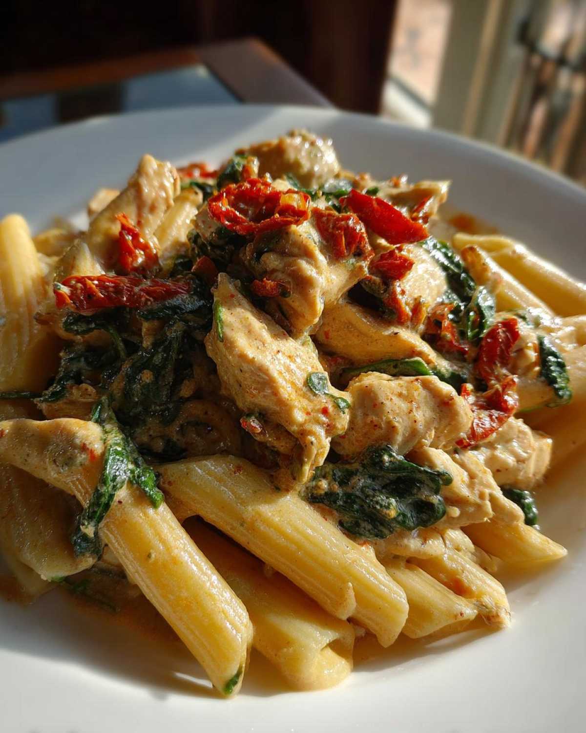 Creamy Tuscan Chicken Pasta - detail 1