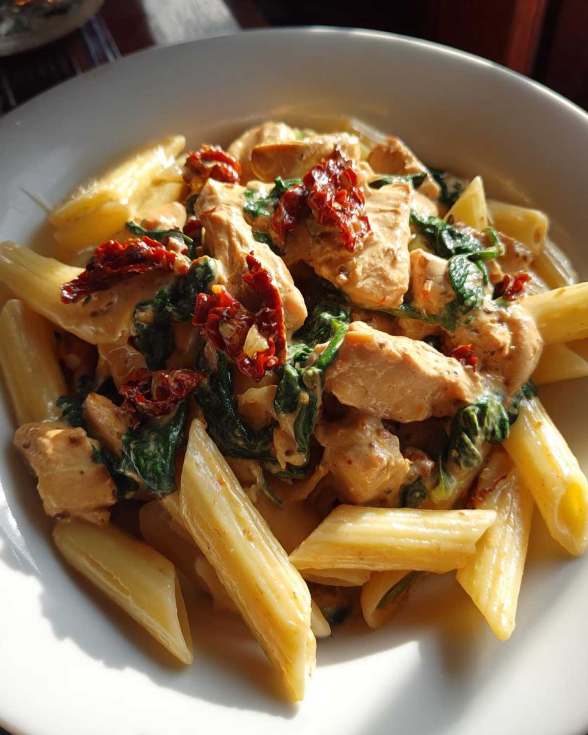 Creamy Tuscan Chicken Pasta - detail 3