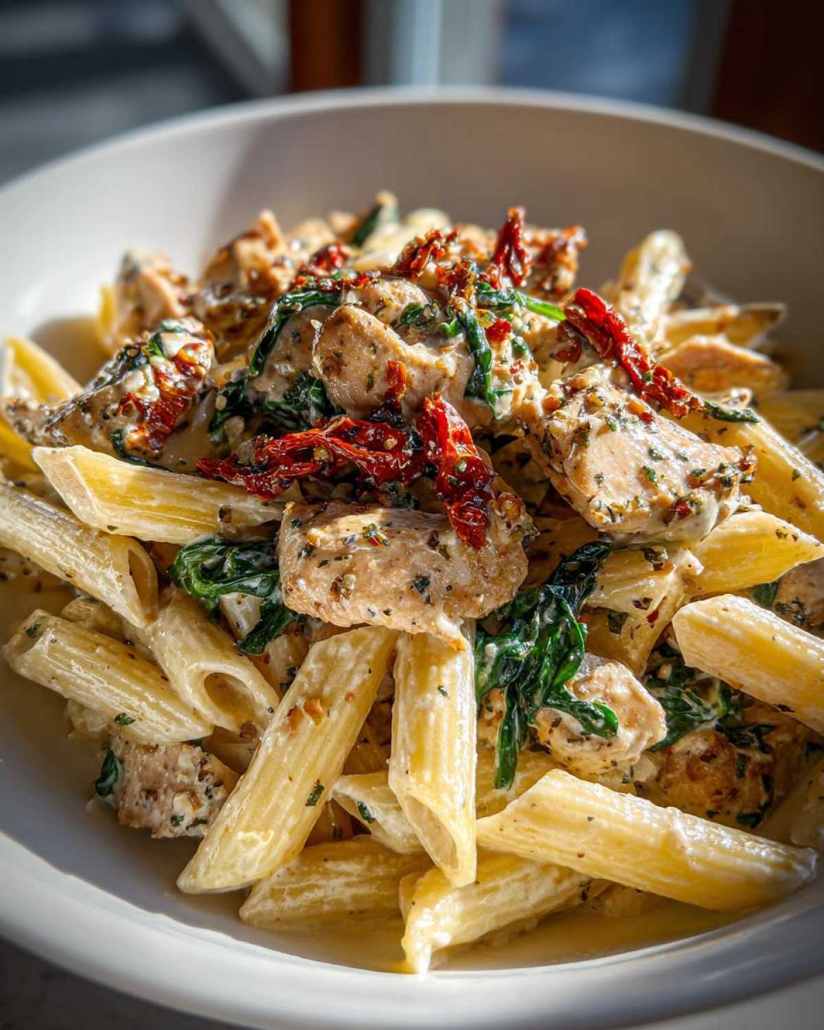 Creamy Tuscan Chicken Pasta - detail 4