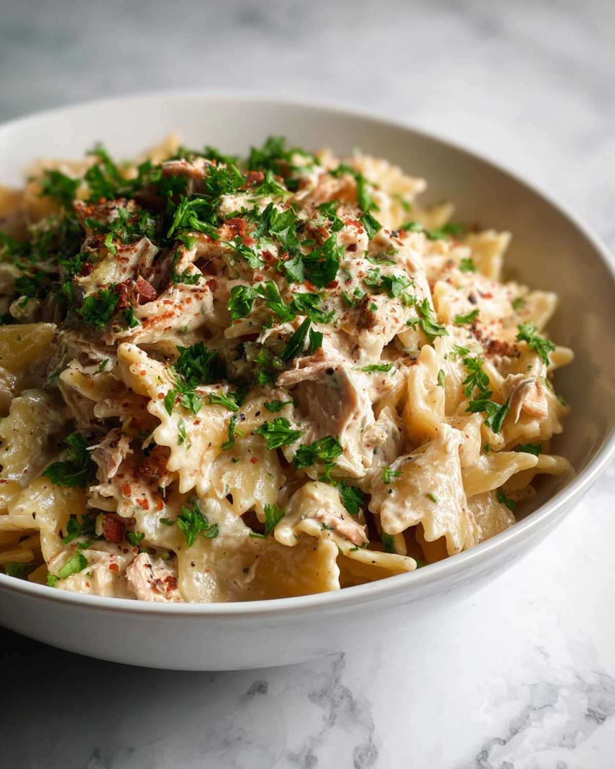 Creamy tuna pasta - detail 1