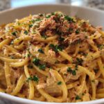 Creamy tuna pasta