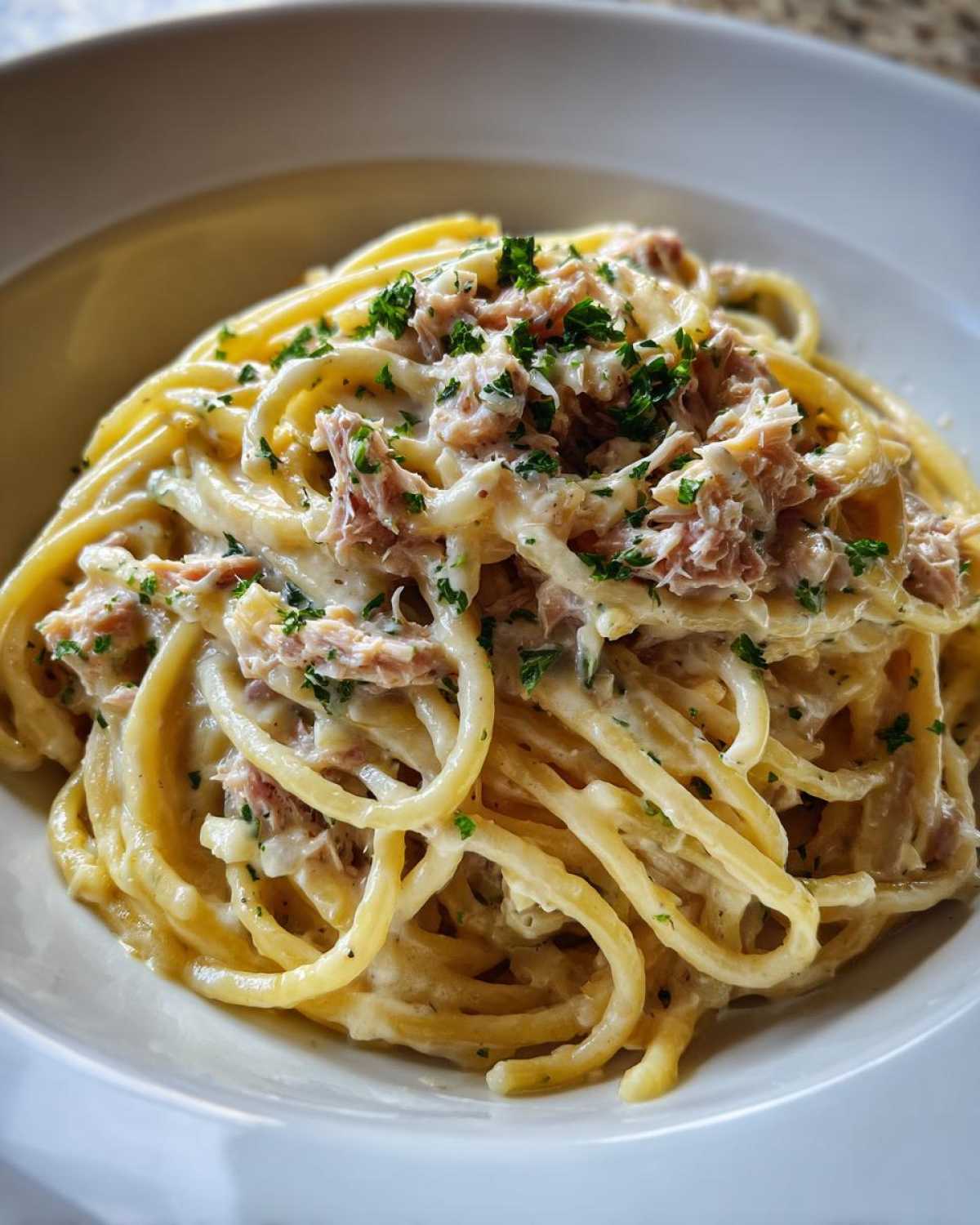 Creamy tuna pasta - detail 4