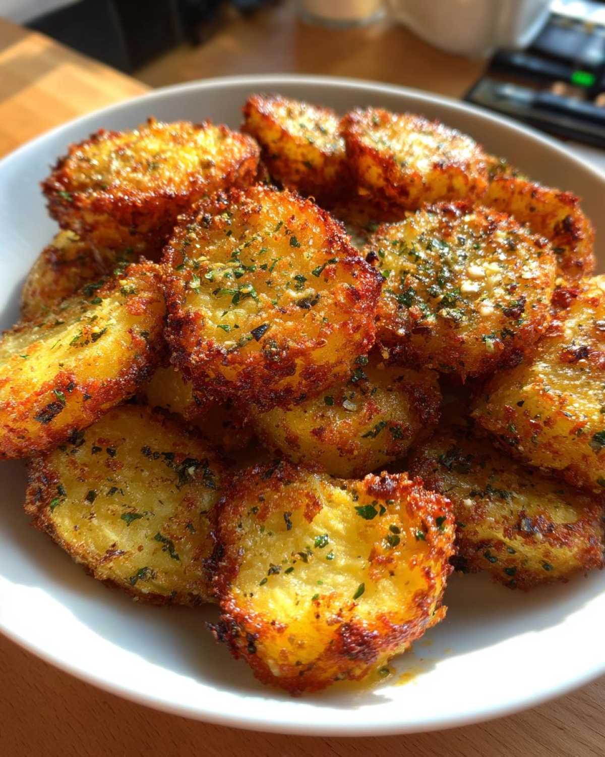 Crispy Parmesan Crusted Potatoes - detail 2