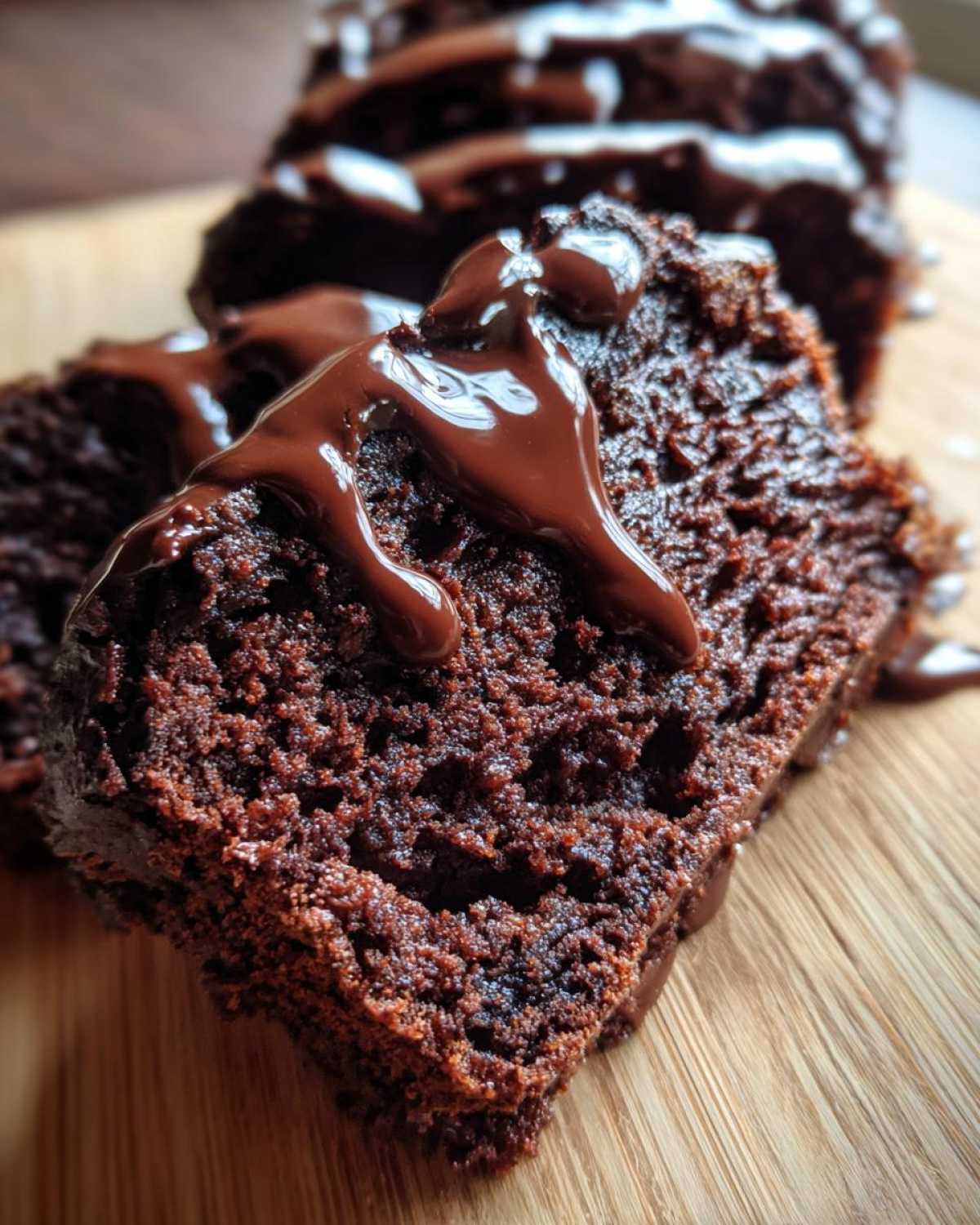 Double Chocolate Hot Fudge Brownie Bread - detail 2