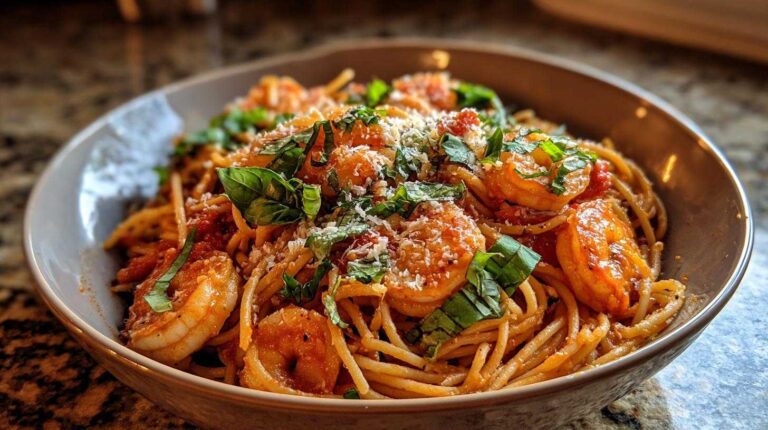 Easy Shrimp Pasta One-Pot