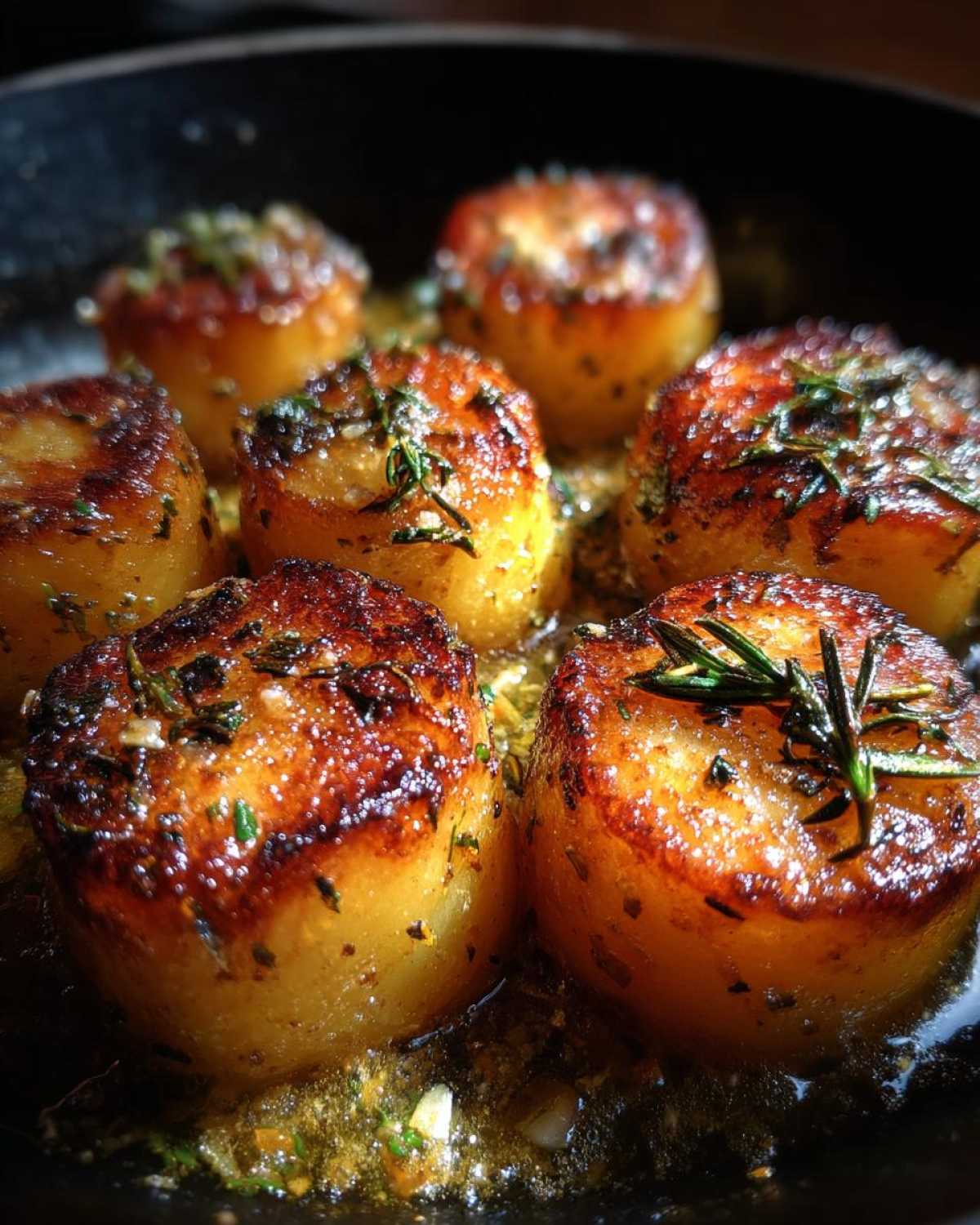 Fondant Potatoes - detail 2