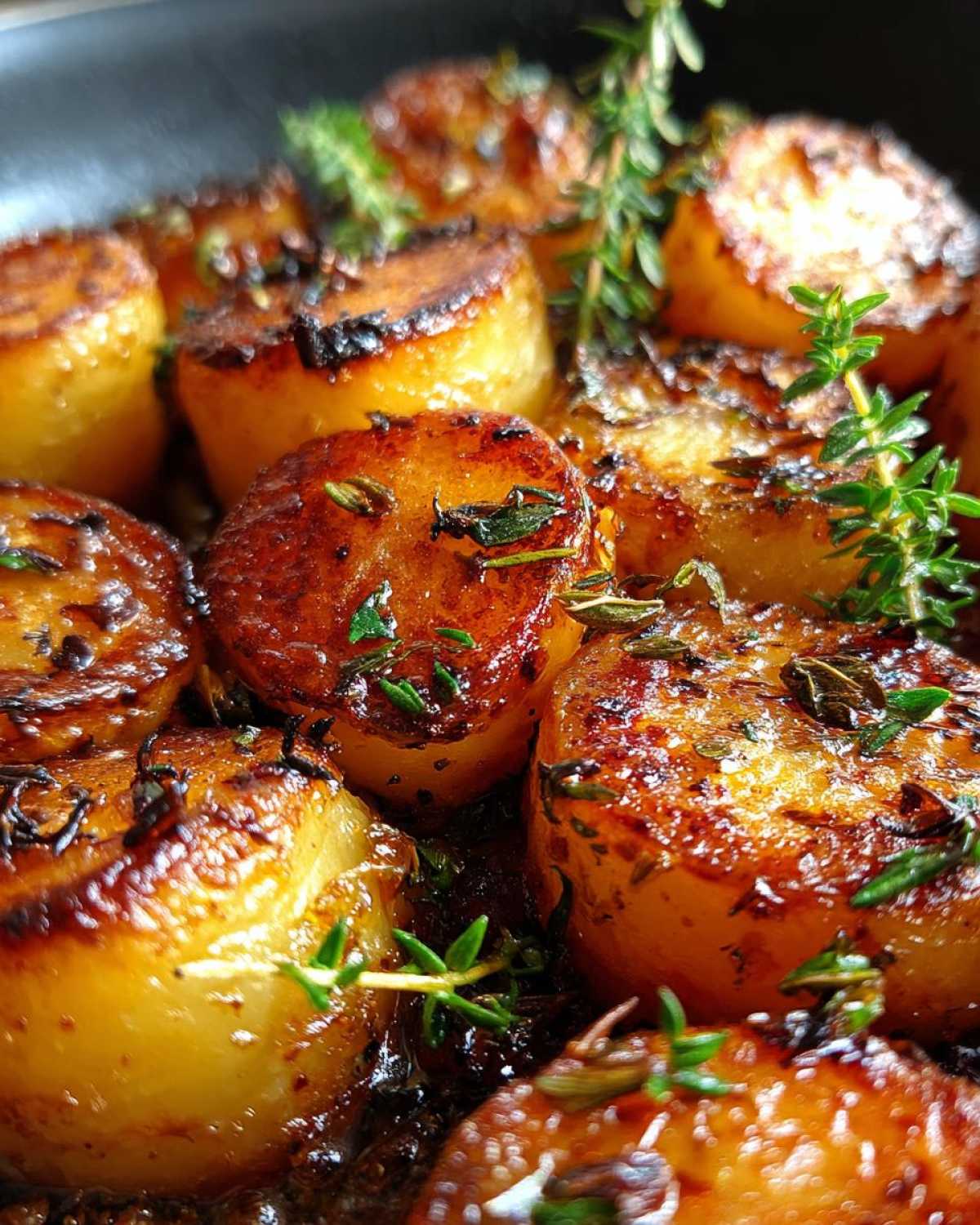 Fondant Potatoes - detail 3