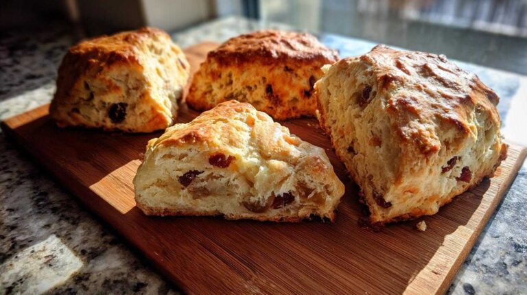 Fruit Scones (5 Ingredients!)