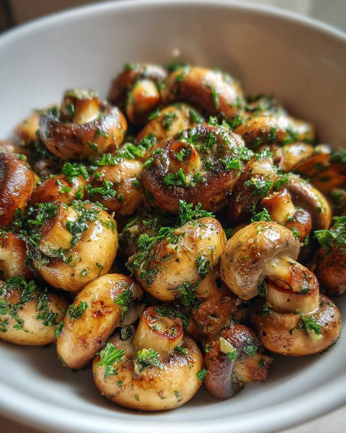 Garlic Butter Mushrooms (Done in 15 Mins) - detail 1