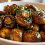 Garlic Butter Mushrooms (Done in 15 Mins)