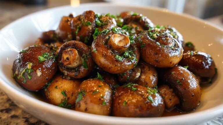 Garlic Butter Mushrooms (Done in 15 Mins)