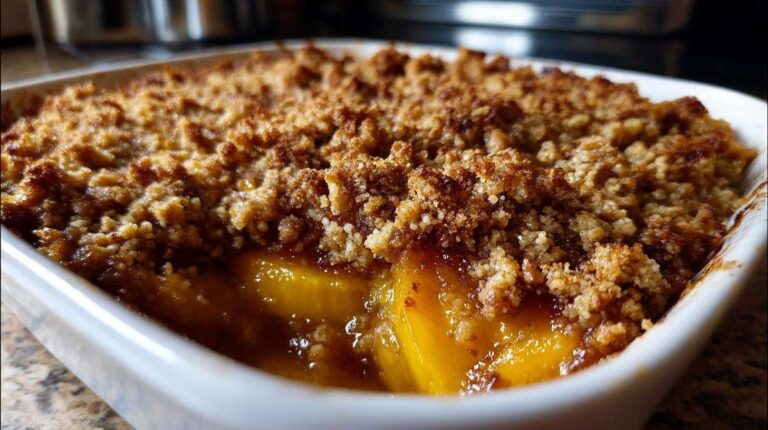 Grandma’s 1 Gluten-Free Peach Crisp Gluten-Free Peach Crisp (Almond Flour Topping)