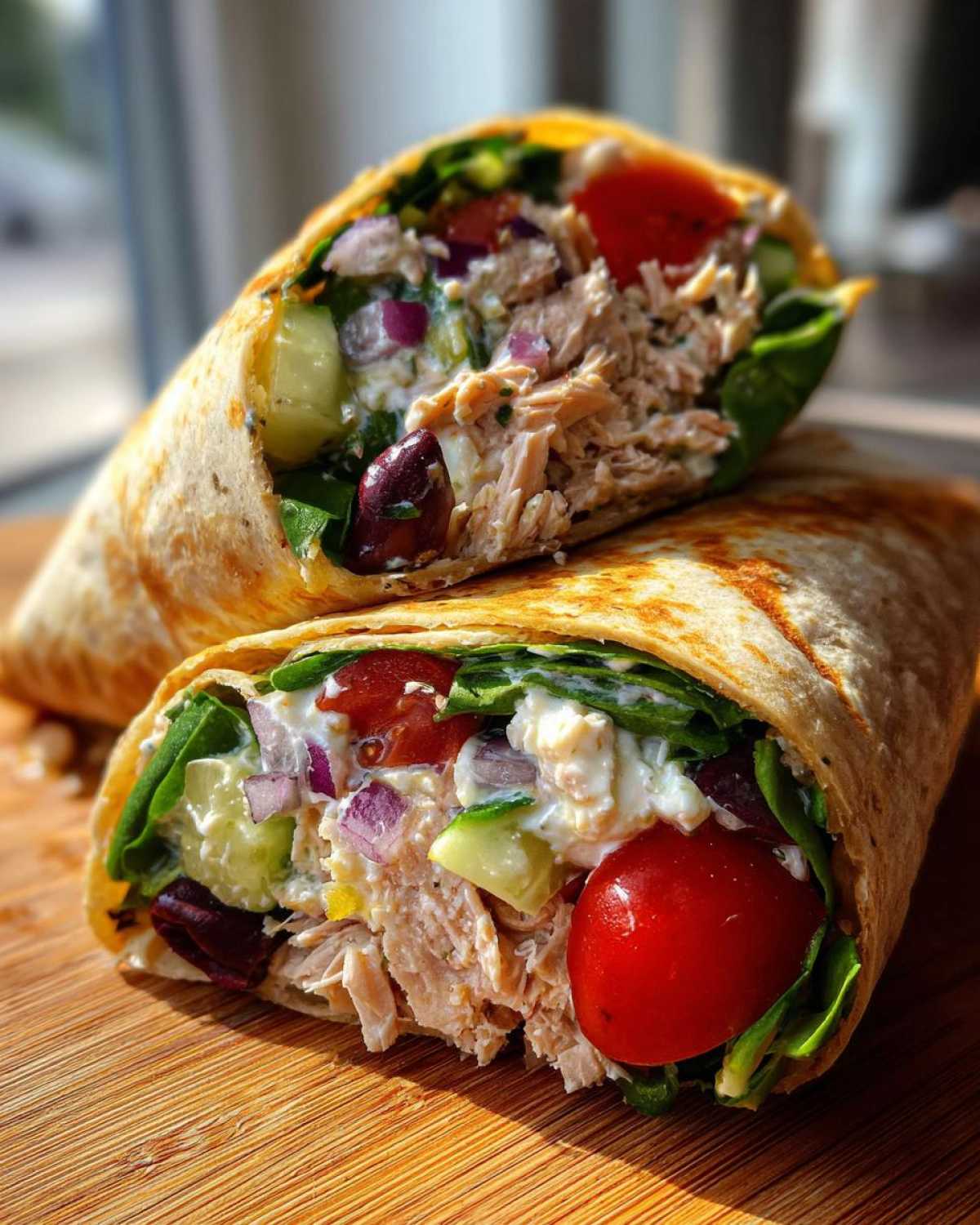 Greek tuna wrap - detail 3