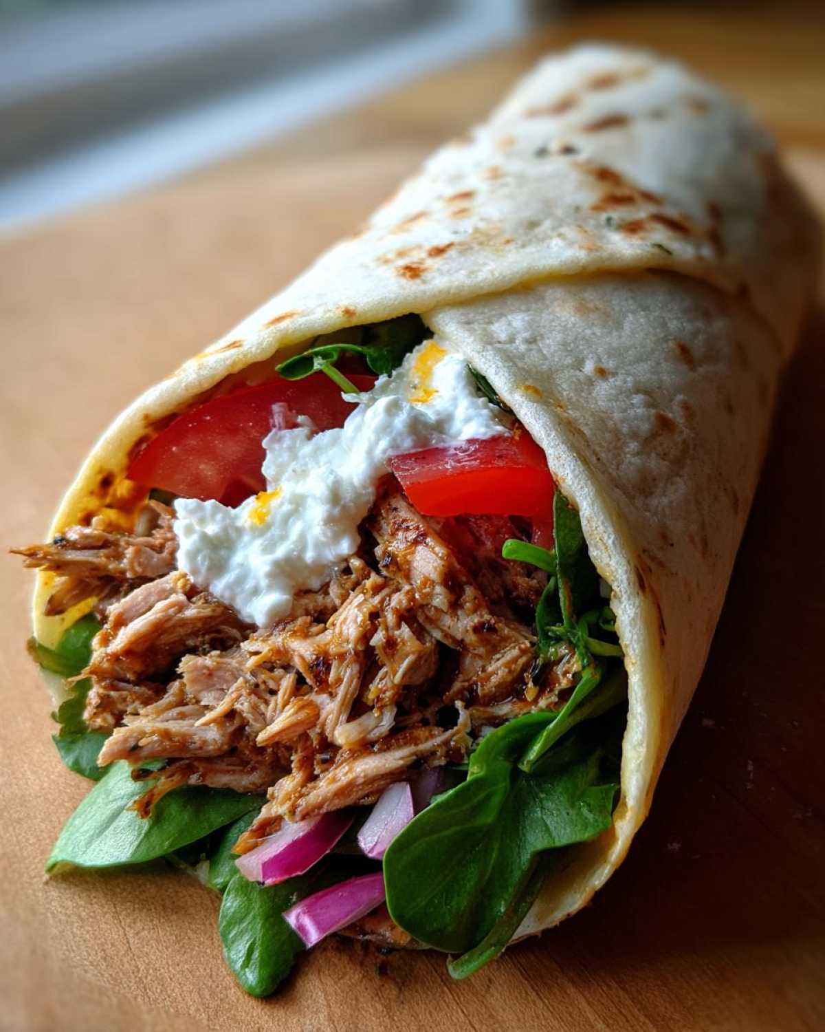 Greek tuna wrap - detail 4