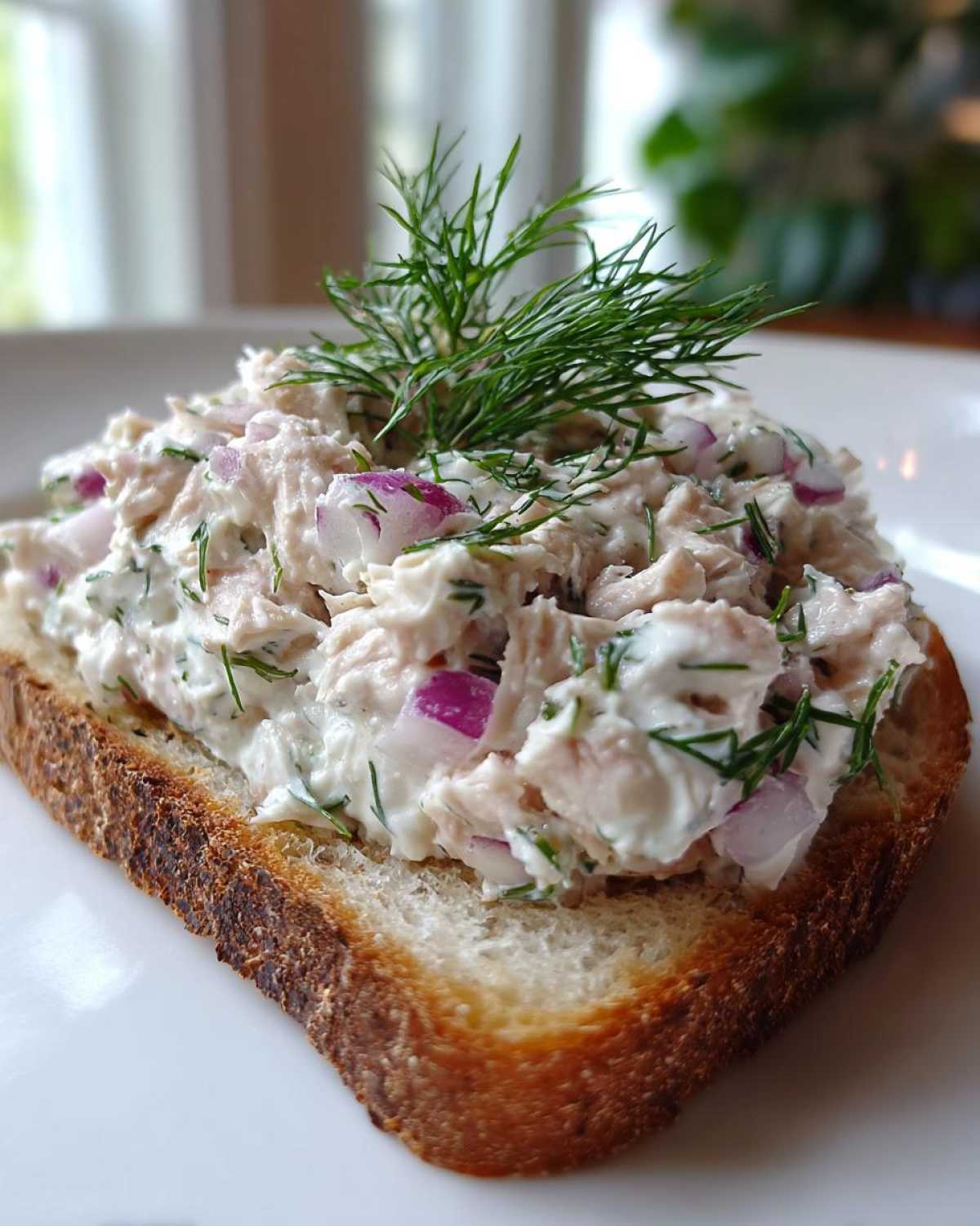 Greek yogurt tuna salad - detail 2
