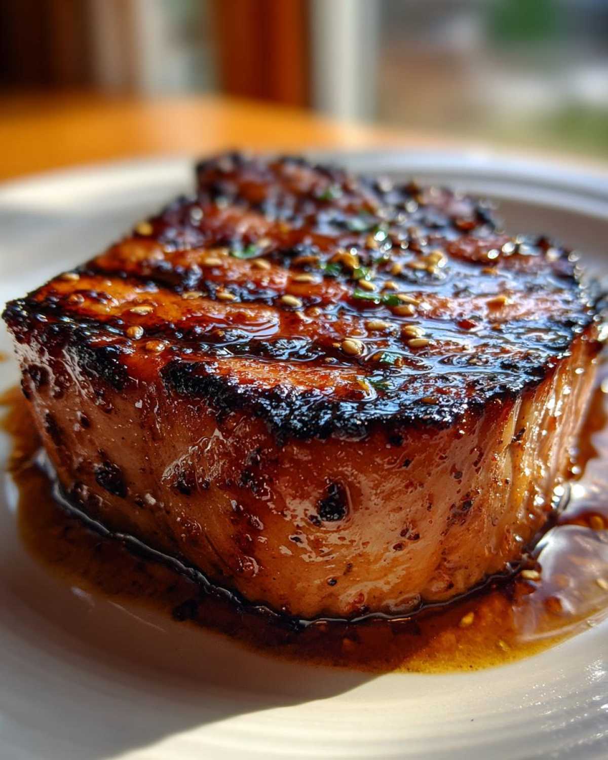 Grilled soy-ginger tuna steak - detail 1