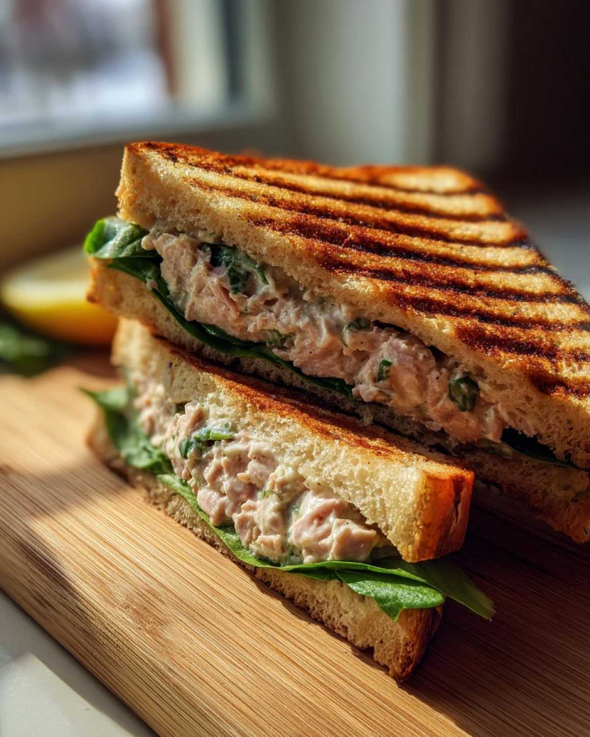 Grilled tuna sandwich - detail 1