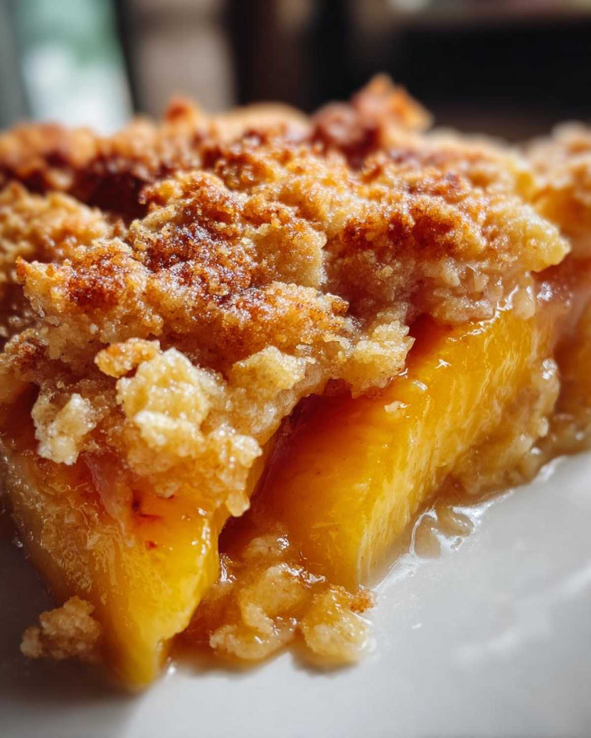 Homemade Peach Cobbler (with Fresh Peaches) - detail 3