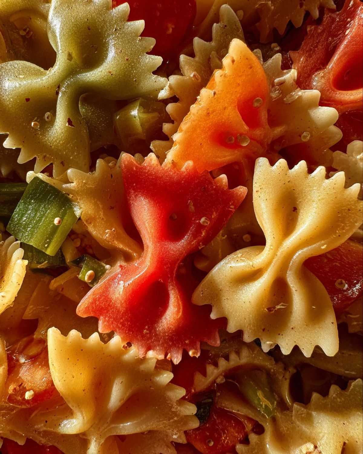 Italian Bow Tie Pasta Salad - detail 2