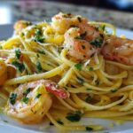 Lemon Butter Shrimp Pasta