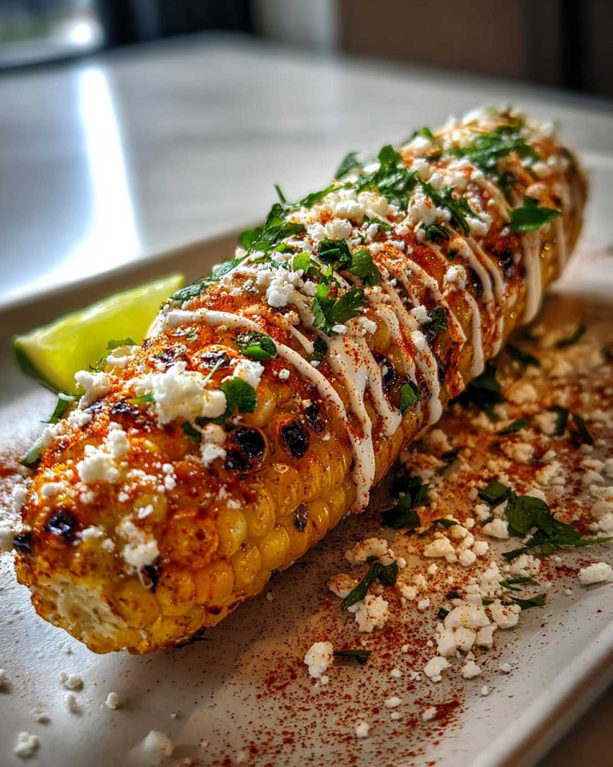Mexican street corn - detail 2